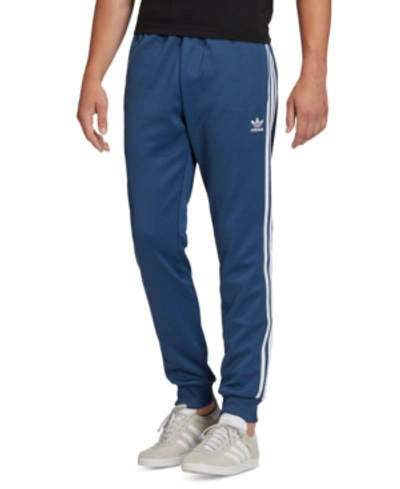 Shop Adidas Originals Adidas Men's Originals Superstar Track Pants In Night Marine