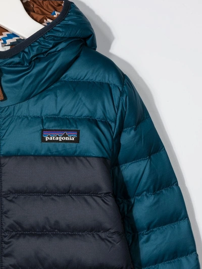 Patagonia Reversible Quilted Jacket In Blue