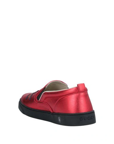 Shop Gucci Sneakers In Red