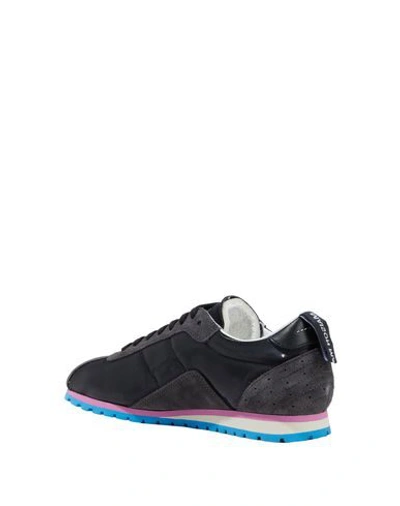 Shop Mm6 Maison Margiela Woman Sneakers Black Size 10 Polyester, Polyurethane, Bovine Leather