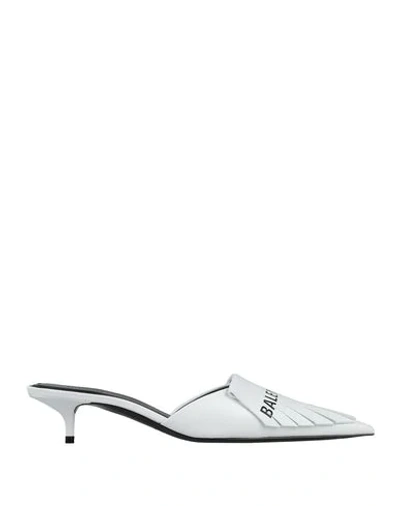 Shop Balenciaga Mules & Clogs In White