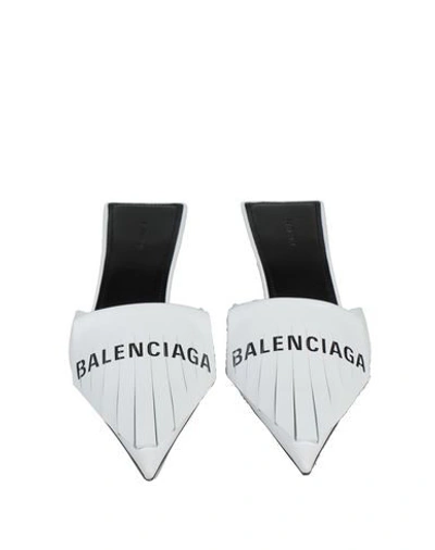 Shop Balenciaga Mules & Clogs In White