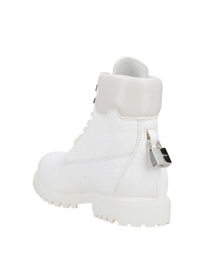 Shop Buscemi Ankle Boots In Ivory
