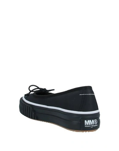 Shop Mm6 Maison Margiela Woman Sneakers Black Size 7 Textile Fibers
