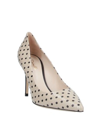 Shop Deimille Pumps In Beige