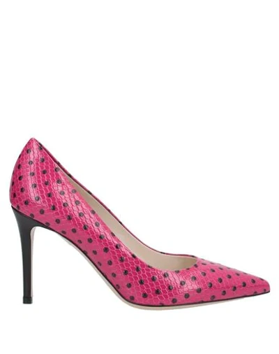 Shop Deimille Pumps In Fuchsia