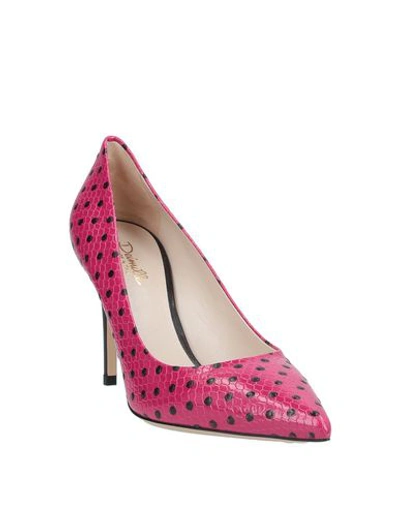 Shop Deimille Pumps In Fuchsia