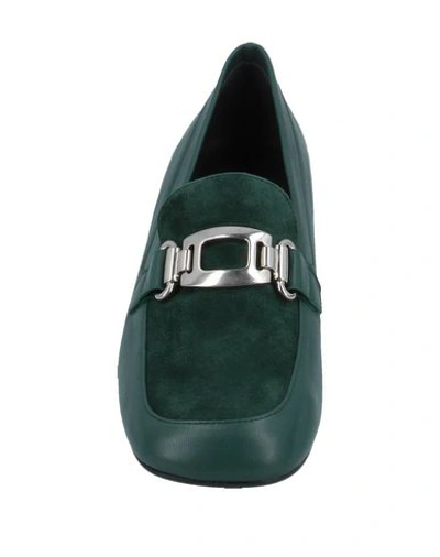 Shop Angela Chiara Venezia Loafers In Green