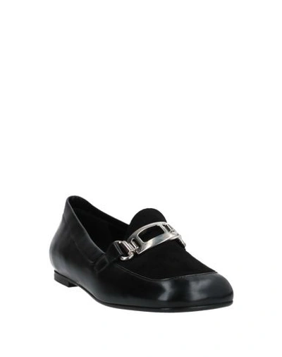 Shop Angela Chiara Venezia Loafers In Black
