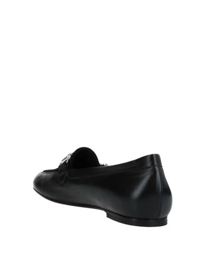 Shop Angela Chiara Venezia Loafers In Black