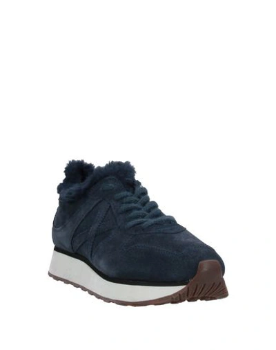 Shop Munich Sneakers In Slate Blue