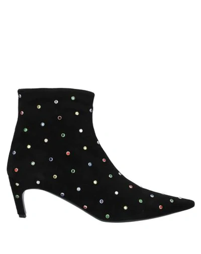 Shop Angela Chiara Venezia Ankle Boots In Black