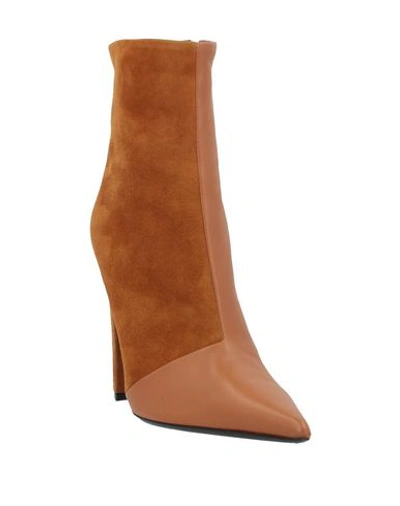 Shop Angela Chiara Venezia Ankle Boots In Camel