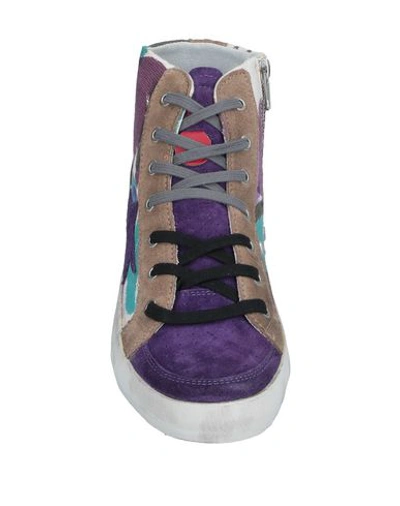 Shop Ishikawa Sneakers In Purple