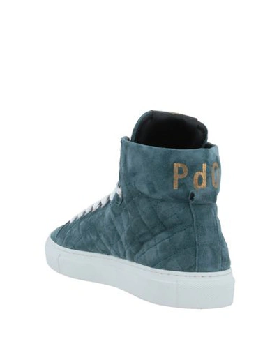 Shop Pantofola D'oro Woman Sneakers Pastel Blue Size 10 Soft Leather