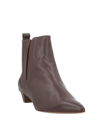 Shop Alysi Ankle Boots In Dove Grey