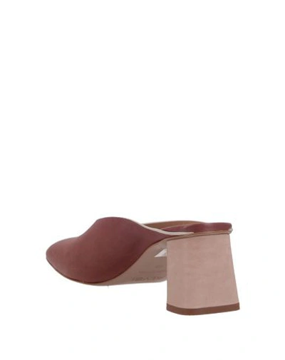 Shop Alysi Mules & Clogs In Brick Red