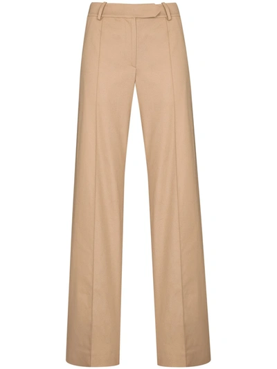 Shop Aleksandre Akhalkatsishvili Straight-leg Trousers In Brown