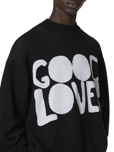 Shop Valentino Good Lover Sweater Black