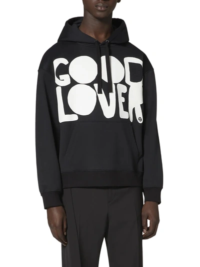 Shop Valentino Good Lover Sweatshirt Black