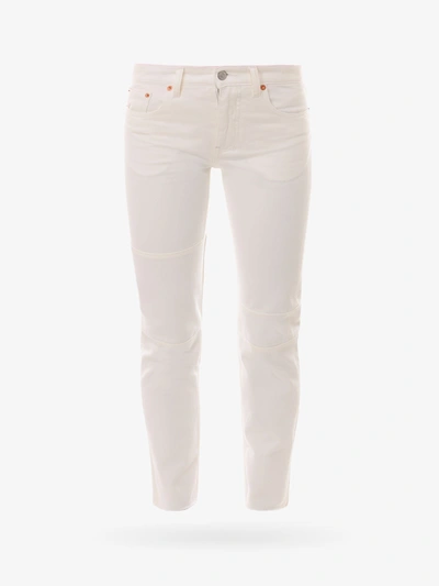Shop Mm6 Maison Margiela Trouser In White