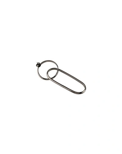 Shop Mm6 Maison Margiela Earring In Silver