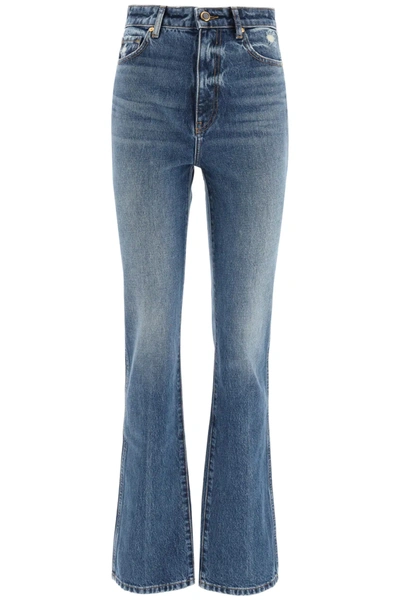 Shop Khaite Danielle Jeans In Blue