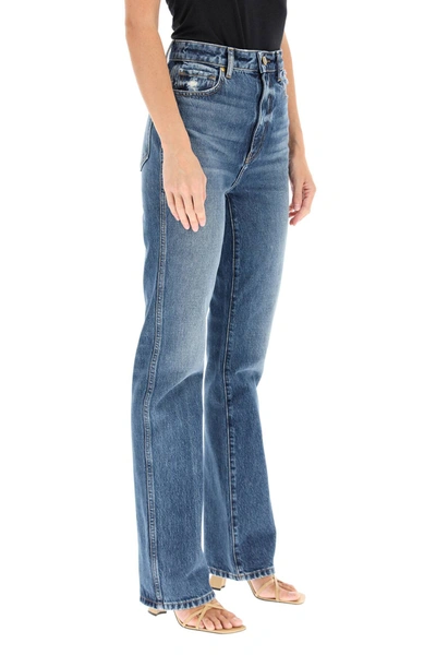 Shop Khaite Danielle Jeans In Blue