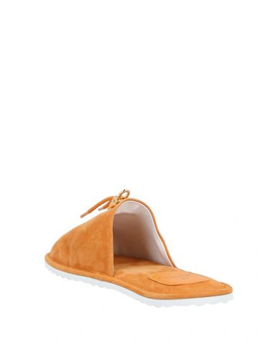 Shop Buscemi Slippers In Orange