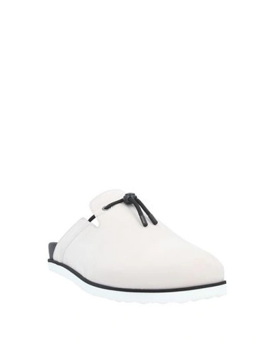 Shop Buscemi Mules & Clogs In Light Grey