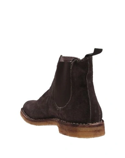 Shop Pantofola D'oro Ankle Boots In Dark Brown