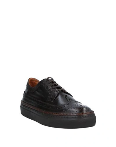 Shop Pantofola D'oro Sneakers In Dark Brown