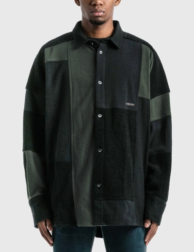 Shop Ambush Patchwork Shirt In Black