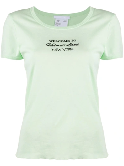 Shop Helmut Lang Helmut Land® T-shirt In Green