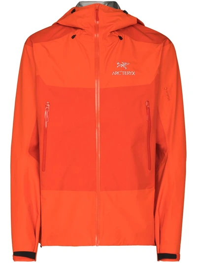 Shop Arc'teryx Beta Sl Hybrid Lightweight Jacket In Orange