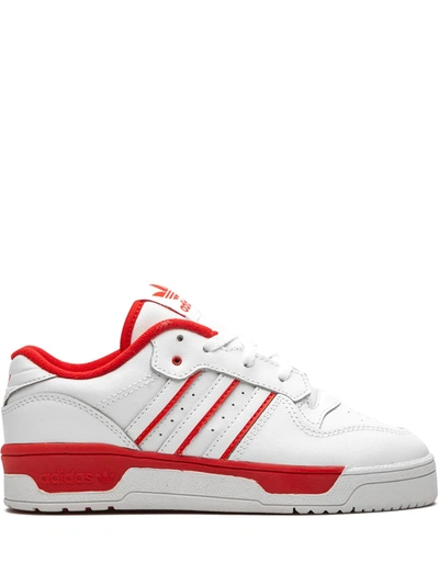 Shop Adidas Originals Rivalry Low C Sneakers In White
