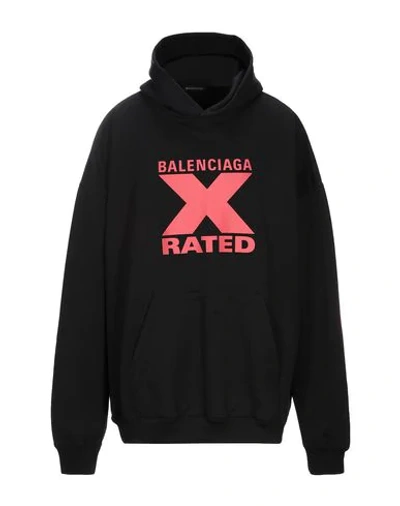 Shop Balenciaga Sweatshirts In Black