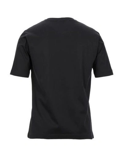 Shop Drumohr Man T-shirt Black Size Xs Cotton