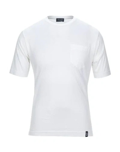 Shop Drumohr T-shirts In White