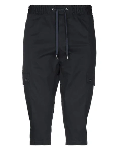 Shop Dolce & Gabbana Cropped Pants In Dark Blue