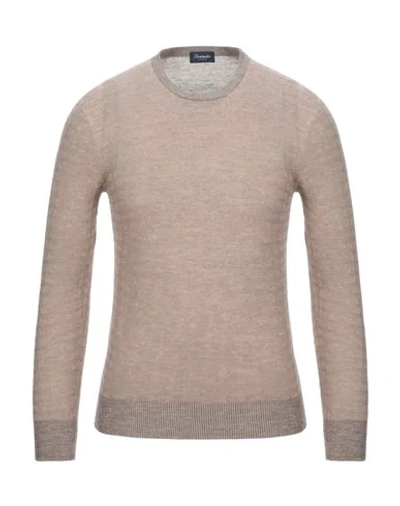 Drumohr Sweaters In Khaki