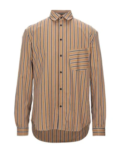 Shop Band Of Outsiders Shirts In Camel
