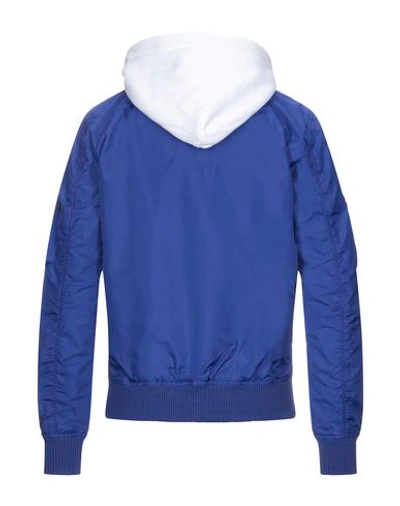 Shop Alpha Industries Jackets In Bright Blue