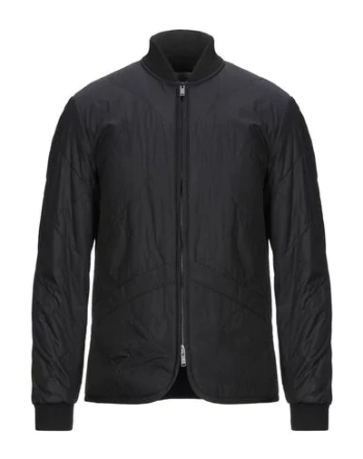 Shop Golden Goose Man Jacket Black Size M Polyester, Wool, Acrylic, Elastane