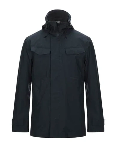 Shop Montecore Man Jacket Midnight Blue Size 42 Polyester, Polyurethane