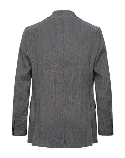 Shop Gabriele Pasini Suit Jackets In Dark Blue