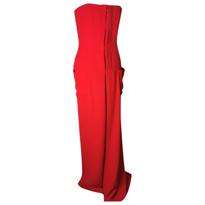 Pre-owned Dior Silk Jumpsuit In Red