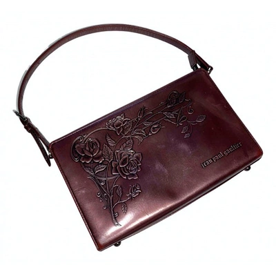 Pre-owned Jean Paul Gaultier Burgundy Leather Handbag