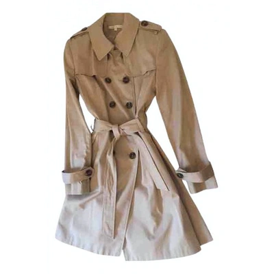 Pre-owned Maje Spring Summer 2019 Beige Cotton Trench Coat