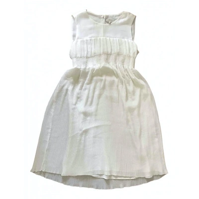 Pre-owned Pablo Mid-length Dress In White